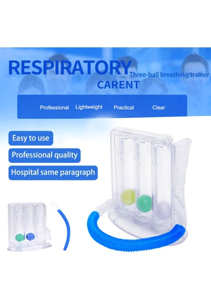 Yeni Solunum Eğitmeni Üç Top Metre Spirometri Eğitmeni Fonksiyonu Egzersiz Aleti Rehabilitasyon Eğitimi (Yurt Dışından) fırsatları