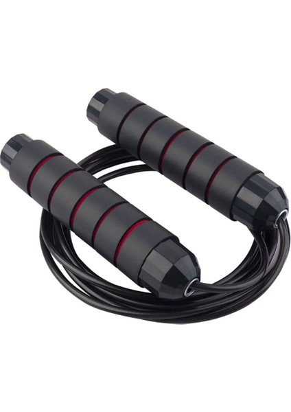 Siyah Kırmızı Stil 3 Metre Ip Atlama Boks Eğitimi Ayarlanabilir Atlama Ipi Aerobik Egzersiz Fitness Pvc Ip Atlama Kordon Kapalı Fitness Ekipmanları (Yurt Dışından)