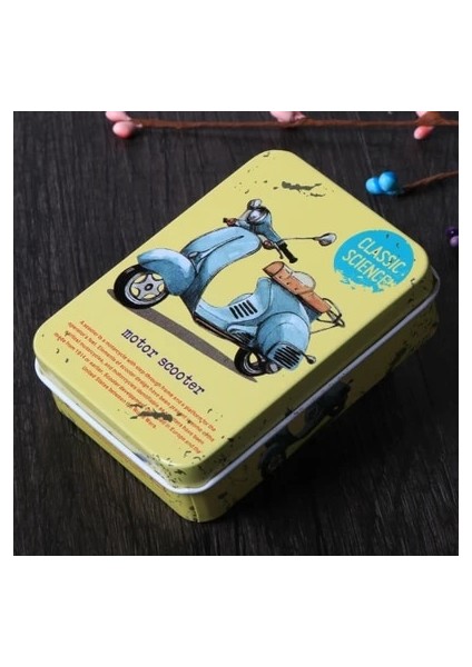 Motorcycle A Style Sıcak Yüksek Li Teneke Kutu Pvc Köprü Poker Su Geçirmez Plastik Texas Hold'em Iskambil Kartları Yaratıcı Desen Hediyeler Masa Oyunları (Yurt Dışından)