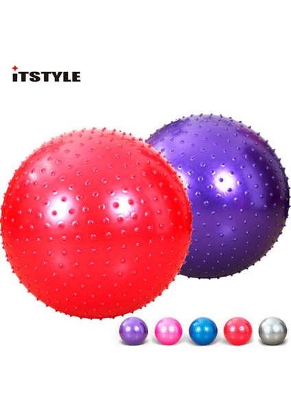 65CM Mor Tarzı Spor Yoga Topları Noktası Fitness Salonu Dengesi Fitball Egzersiz Pilates Egzersizi Dikenli Masaj Topu 55CM 65CM 75CM 85CM (Yurt Dışından) fiyatları