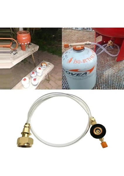 Bu Tarzı Rusya Açık Gaz Sobası Kamp Sobası Propan Dolum Adaptörü Brülör Lpg Düz Silindir Tankı Çoğaltıcı Şişe Adaptörü Kaydet (Yurt Dışından) fırsatları