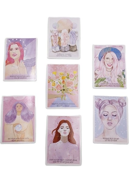 Oracle Card 32 Sayfa Stili Shine Life Oracle Kartları Tarot Kartları Kehanet Kader Oynanış Aile Eğlencesi Parti Masası Masa Oyunu Oynama (Yurt Dışından) indirimleri