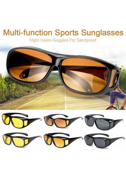 No.2 Tarzı Bisiklete Binme Parlama Önleyici Gece Görüşü Sürücü Gözlüğü Gece Sürüşü Gelişmiş Işık Gözlükleri Moda Güneş Gözlüğü Gözlükler Yürüyüş Aksesuarları (Yurt Dışından) fiyatları