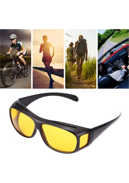 No.2 Tarzı Bisiklete Binme Parlama Önleyici Gece Görüşü Sürücü Gözlüğü Gece Sürüşü Gelişmiş Işık Gözlükleri Moda Güneş Gözlüğü Gözlükler Yürüyüş Aksesuarları (Yurt Dışından) modelleri