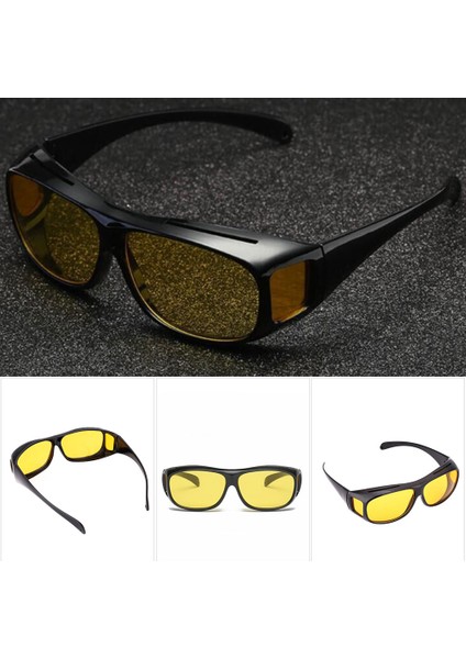 No.2 Tarzı Bisiklete Binme Parlama Önleyici Gece Görüşü Sürücü Gözlüğü Gece Sürüşü Gelişmiş Işık Gözlükleri Moda Güneş Gözlüğü Gözlükler Yürüyüş Aksesuarları (Yurt Dışından) fırsatları