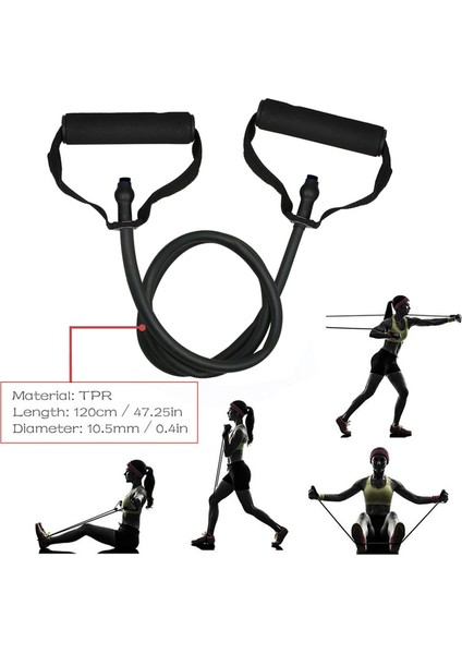 Mavi Stil Kolları ile 8 Kelime Yoga Çekme Halatı 5 Seviye Direnç Fitness Elastik Bant Fitness Ekipmanları Genişletici Egzersiz Spor Salonu Egzersizi (Yurt Dışından) fiyatları