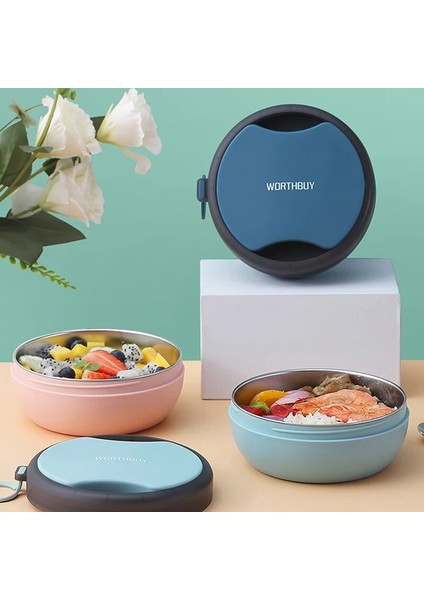 Lacivert Tarzı 304 Paslanmaz Çelik Taşınabilir Kase Çubuklarını Kaşık Seti Tek Çocuk Pirinç Kase Seyahat Uzakta Mini Kase Çatal (Yurt Dışından) fırsatları