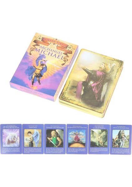 Yeşil Stil Holografik Romantik Melekler Tarot Kartları Ingilizce Masa Oyunu Oyun Kartı (Yurt Dışından)