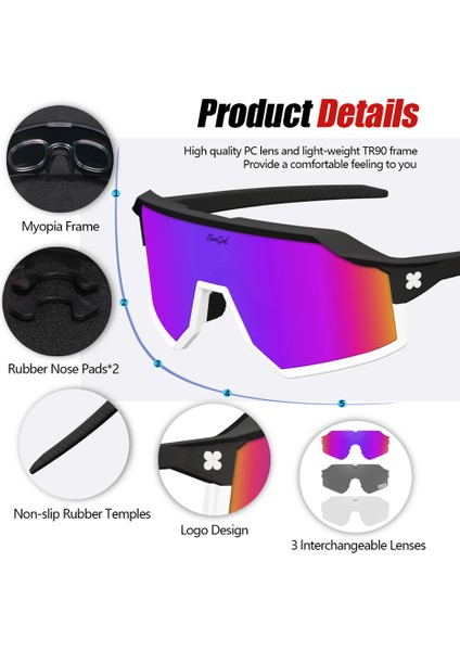 Bordo Tarzı Siyah Mavi Yeni Sungod Bisiklet Gözlükleri Fotokromik Yol Dağ Bisikleti Binmek Için Güneş Gözlüğü Erkekler Gözlük Kadın Spor Bisiklet Gözlük Gözlüğü (Yurt Dışından) fiyatları