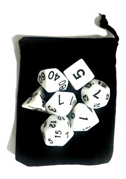 Sadece Siyah Çanta Stili 7pclot Kadife Zar Çantalı Zar Seti D4, D6, D8, D10, D10%, D12, D20 Masa Oyunu, Dnd, Rpg Gyh Için Renkli Aksesuarlar (Yurt Dışından) fırsatları