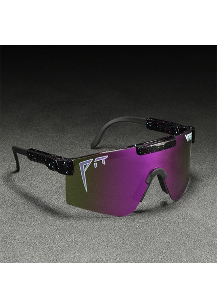 C17 Stili Pit Viper Yeni Dış Mekan Bisiklet Gözlükleri Polarize UV400 Erkek Güneş Gözlüğü Eğlence Balıkçılık Moda Gözlük Hareket Binme Gözlükleri (Yurt Dışından)