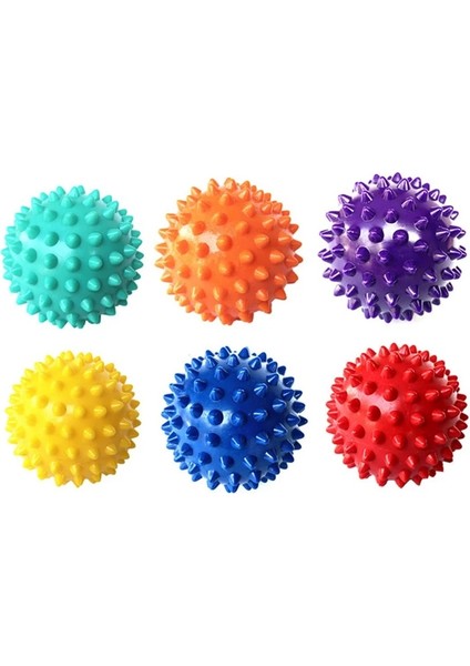 Kırmızı Stil Pvc Dikenli Masaj Topu Tetik Noktası Spor Fitness El Ayak Ağrısı Spor Aksesuarları Kas Relax Top 6 Renk (Yurt Dışından) modelleri