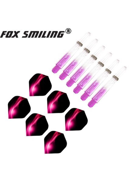 Siyah 2 Tarzı Fox Gülen 2ba Naylon Dart Milleri Dart Uçuşları Dardos Tüy Yaprakları Seti Renkli Dart Aksesuarları Dart Tahtası Oyunları (Yurt Dışından)