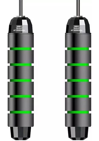 Yeşil Stil Ip Atlama Ipi Hız Ağırlıklı Ip Atlama Ipi Egzersiz Eğitim Dişli Ayarlanabilir Çelik Tel Ev Gym Fitness Boks Ekipmanları (Yurt Dışından)