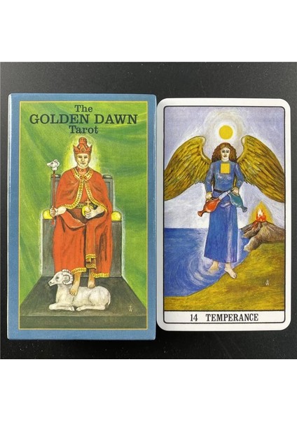 45 Adet TS54 Tarzı Altın Şafak Tarot Oracle Kartları Ingilizce Versiyonu Parti Tatili Eğlence Masası Oyun Kartları (Yurt Dışından) modelleri