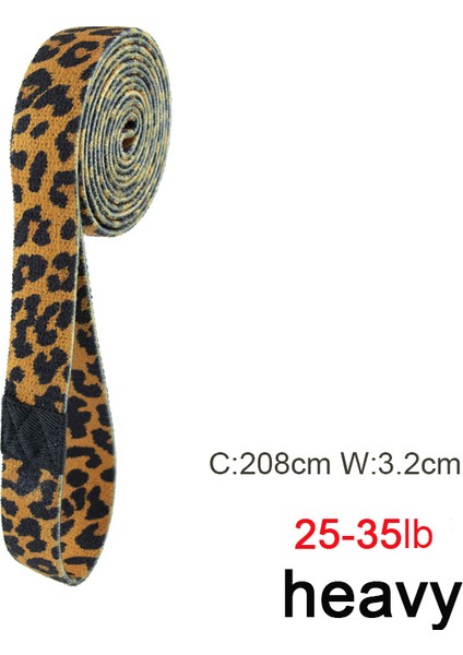 Leopar Ağır-W3 Tarzı Uzun Ganimet Bandı Kalça Çember Döngü Direnç Bandı Bacaklar Için Egzersiz Egzersizi Uyluk Glute Popo Çömelme Bantları Kaymaz Tasarım (Yurt Dışından)