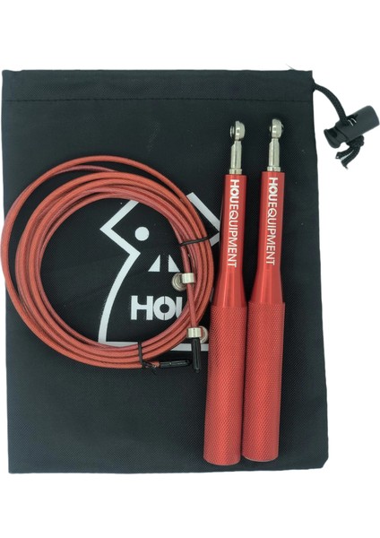 Kırmızı Stil Hou Egzersiz Hafif Rulman Ip Atlama Ipleri Çelik Tel Crossfit Boks Mma Eğitimi Kaymaz Ayarlanabilir Fitness Özelleştirilmiş Isim (Yurt Dışından) fırsatları