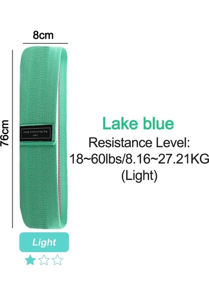 Göl Mavisi Tarzı Elastik Fitness Lastik Bant Yoga Direnç Bandı Spor Örgülü Elastik Bant Kalça Kaldırma Fitness Bandı Ev Gym Fitness Ekipmanları (Yurt Dışından)