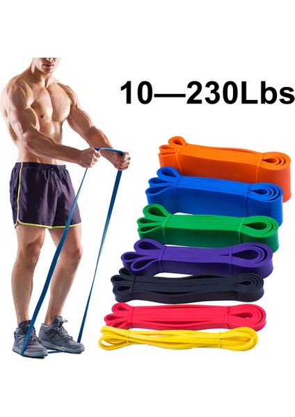 85-230 Lbs Tarzı Spor Salonu Streç Direnç Bandı Egzersiz Genişletici Elastik Fitness Bandı Egzersiz Pilates Için Yoga Bandı Ev Spor Salonu Egzersizi (Yurt Dışından)