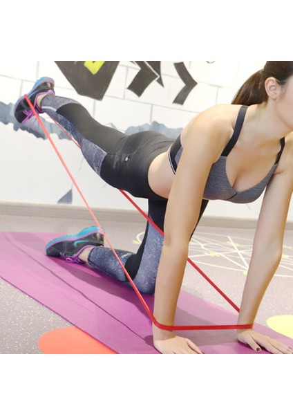 85-230 Lbs Tarzı Spor Salonu Streç Direnç Bandı Egzersiz Genişletici Elastik Fitness Bandı Egzersiz Pilates Için Yoga Bandı Ev Spor Salonu Egzersizi (Yurt Dışından)
