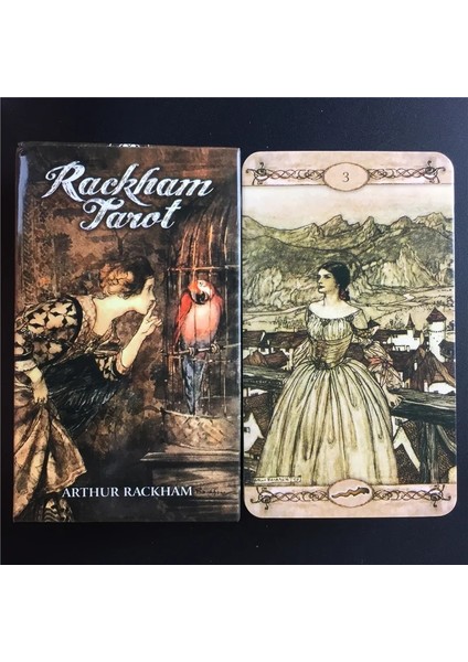 78 Adet TT51 Tarzı Rackham Tarot Kartları Ingilizce Versiyonu Komik Masa Güverte Oracle Pdf Rehberlik Kehanet Kader Masa Oyunları Kartları (Yurt Dışından)