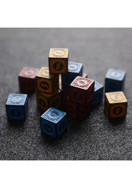 Mavi Stil D6 Çokyüzlü Akrilik Zar Kare Kenarlı Numaralı Zar Kulübü Parti Bar Masa Kurulu Rol Oynama Oyunu (Yurt Dışından) fiyatları
