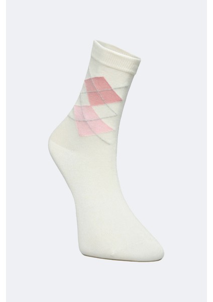 3'lü Ekoseli Kız Çocuk Soket Çorap fırsatları