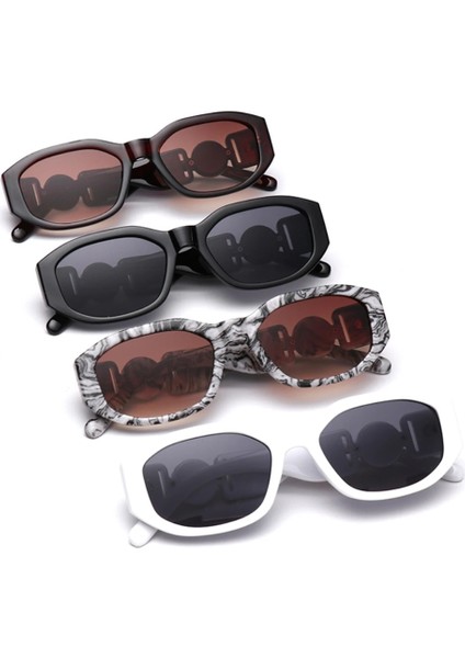A-C10 Stili Kadın Steampunk Güneş Gözlüğü Trendy Moda Tasarımı Küçük Çerçeve Dikdörtgen UV400 Koruma Erkek Gözlük Bisiklet Güneş Gözlükleri Shades (Yurt Dışından) modelleri