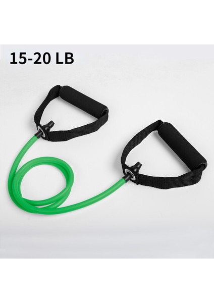 Yeşil Stil Kolları ile 5 Seviye Direnç Bantları Elastik Halat Fitness Erkek Kadın Güç Eğitimi Ekipmanları Evde Egzersiz Ralli Cihazı (Yurt Dışından)