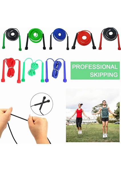 B Tarzı Hız Atlama Ipi Profesyonel Erkek Kadın Spor Salonu Pvc Ip Atlama Ipi Ayarlanabilir Fitness Egzersiz Ekipmanları Kas Boks Eğitimi (Yurt Dışından) fırsatları