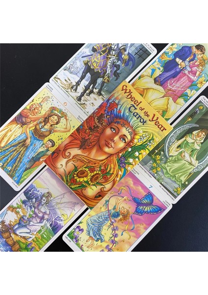 TT03 Stili Yeni Altın Art Nouveau Tarot Kartları Masa Oyunu Kartları Ingilizce Kehanet Tarot Tatil Aile Hediye Parti Oyun Kartı (Yurt Dışından)
