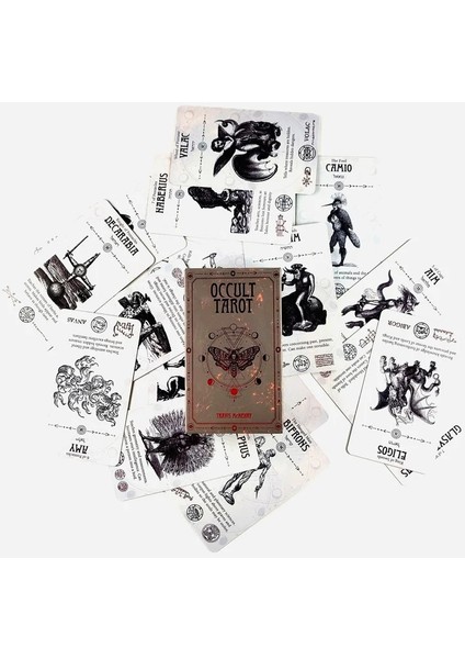 Gizli Stil Yeni Yüksek Li Heaven Earth Tarot Kartları Fal Rehberliği Arkadaş Oyunu Için Pdf Rehberi ile Kehanet Güverte Tahta Oyunu Anlatıyor (Yurt Dışından)