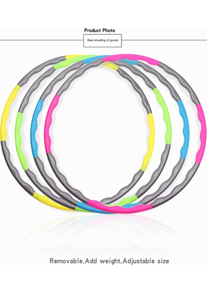 Mavi Sarı Stil Çıkarılabilir Yetişkin Jimnastik Halkası Profesyonel Masaj Spor Ağırlık Azaltmak Fitness Kadın Kinetik Direnç Daire Spor Salonu Daire (Yurt Dışından) fırsatları