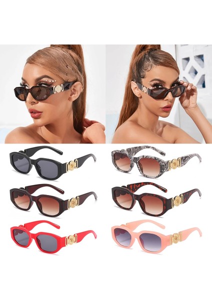 A-C10 Stili Kadın Steampunk Güneş Gözlüğü Trendy Moda Tasarımı Küçük Çerçeve Dikdörtgen UV400 Koruma Erkek Gözlük Bisiklet Güneş Gözlükleri Shades (Yurt Dışından) indirimleri