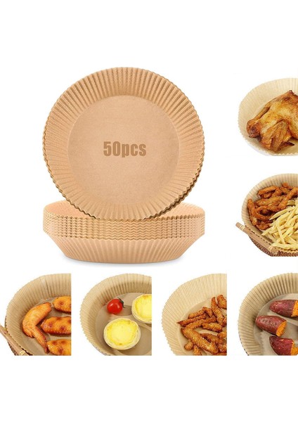 Kurumsal Airfryer Pişirme Kağıdı, Fritöz Pişirme Kağıdı 50 Adet