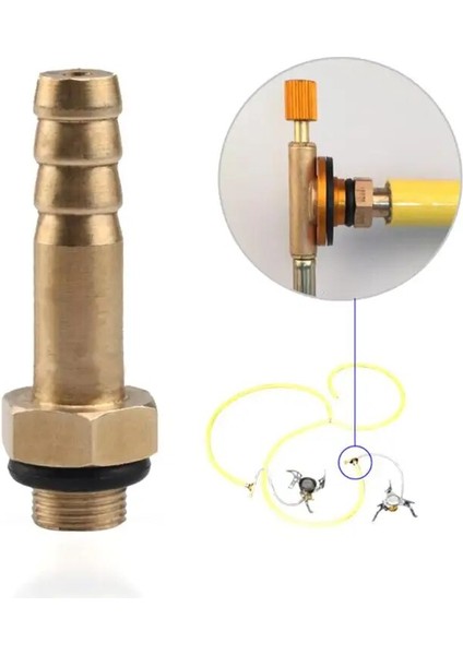 10 mm Tarzı Altın Soba Şişme Vanalar Dönüştürücü Bakır Alaşımlı Gaz Silindir Dolum Adaptörü Açık Kamp Pişirme Için (Yurt Dışından) fiyatları