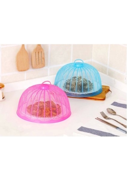 Plastik Yemek Ekmek Koruyucu Cibinlik Sineklik - 1OL3498-1951