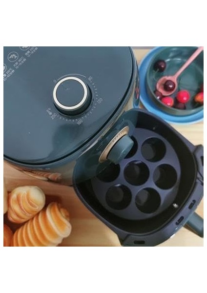 Home 7 Gözlü Silikon Çok Amaçlı Airfryer Muffin Cupcake Kek ve Çörek Pişirme Kalıbı,silikon Fırın Kabı,çok Renkli Asorti