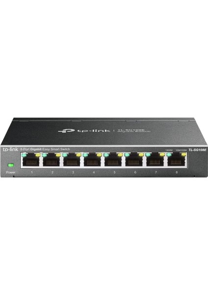 TL-SG108E, 8-Port 10/100/1000 Mbps Gigabit Easy Smart Switch