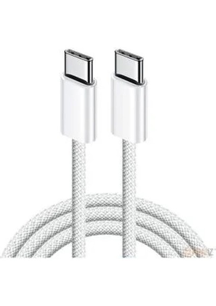 Iphone Type-C Uyumlu Hızlı Şarj Aleti Usb-C To Type-C Kablosu 2m