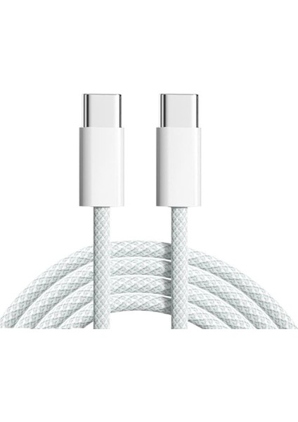 Iphone Type-C Uyumlu Hızlı Şarj Aleti Usb-C To Type-C Kablosu 2m