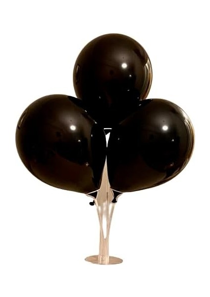 Good Stuff - Metalik Balon Siyah 10'lu