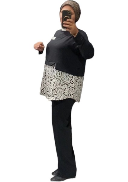 Büyük Beden Ithal Ayrobin Kumaş Ikili Takım modelleri