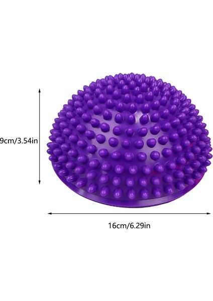 No.9 Tarzı Yarım Küre Yoga Topları Pvc Kalınlaşmak Şişme Ayak Masajı Denge Eğitim Topu Spor Salonu Pilates Egzersiz Fitness (Yurt Dışından)