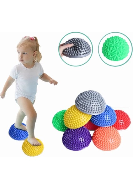 No.9 Tarzı Yarım Küre Yoga Topları Pvc Kalınlaşmak Şişme Ayak Masajı Denge Eğitim Topu Spor Salonu Pilates Egzersiz Fitness (Yurt Dışından) modelleri