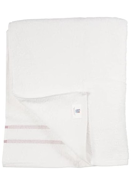 Trabzonspor Lisanslı Arma BASKILI%100 Pamuk Banyo Havlusu, Beyaz, 90X150 cm