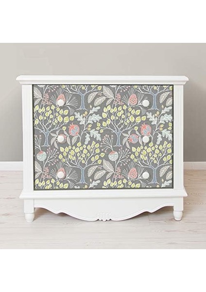 NU3039 Groovy Bahçe Gri Soy & Stick Çok Renkli Duvar Kağıdı fiyatları