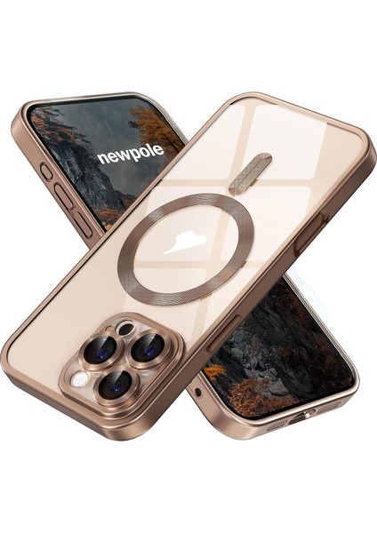 iPhone 16 Pro Max Için Magsafe ile Uyumlu Kılıf Kroin Darbelere Dayanıklı Sararma Karşıtı Lens Koruyuculu Güçlü Manyetik Tutuş Apple iPhone 16 Pro Max Için Magsafe ile Uyumlu Kılıf