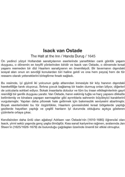 Handa Duruş (1645) Çerçeveli ve Çerçevesiz Poster