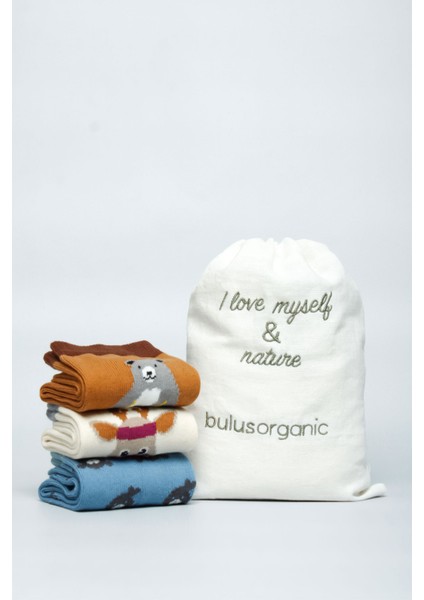 3'lü Erkek Çocuk Soket Hayvanlı Çorap